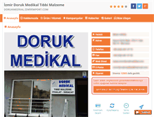 Tablet Screenshot of dorukmedikal.izmirimport.com
